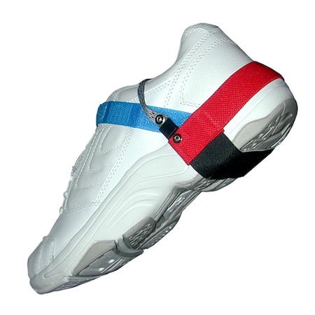 Transforming Technologies Heel Grounder, 35mm, Red, HOOK AND LOOP, 1Meg HG1590